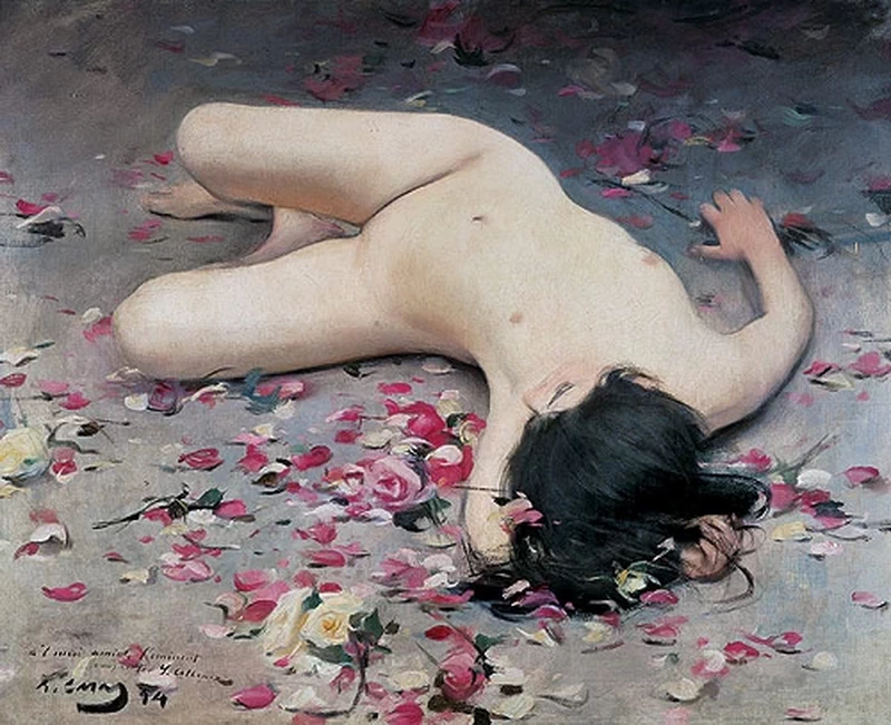 Ramon Casas - fiori senza foglie